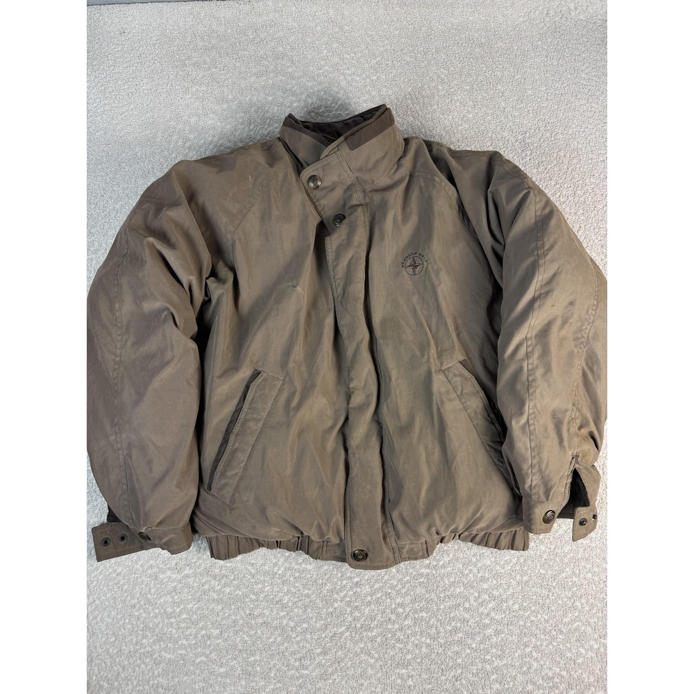 Members Only Down Jacket Mens Medium‎ Brown Puffer Insulated Outdoor Winter
